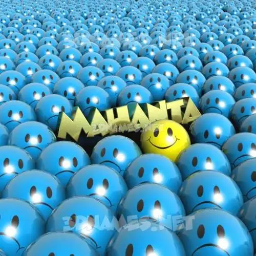mahanta in Special Smileys style - 3D name wallpaper