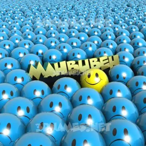 mahbubeh in Special Smileys style - 3D name wallpaper