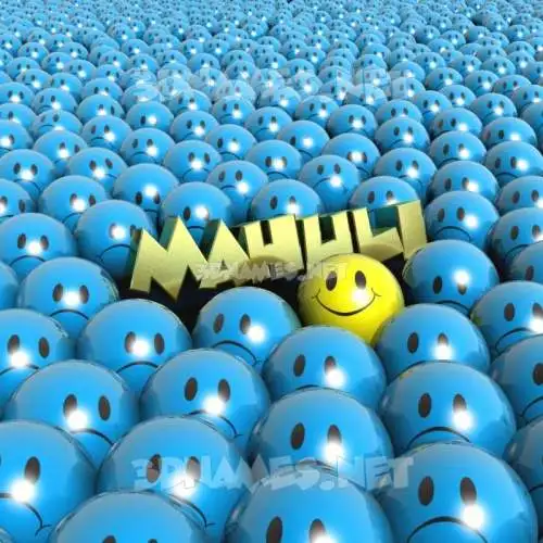 mahuli in Special Smileys style - 3D name wallpaper