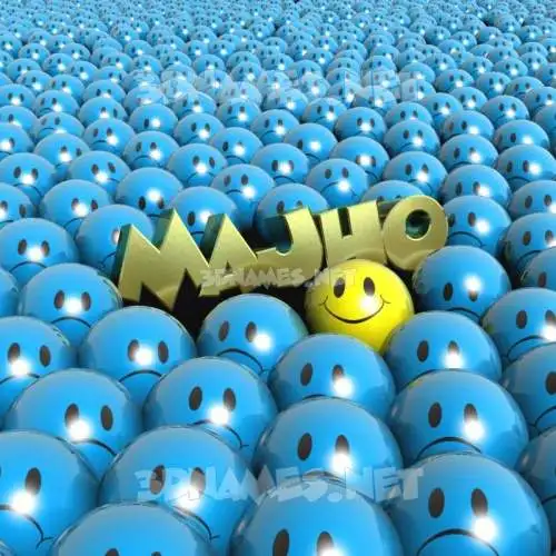 majho in Special Smileys style - 3D name wallpaper majho in Special Smileys style - 3D name wallpaper