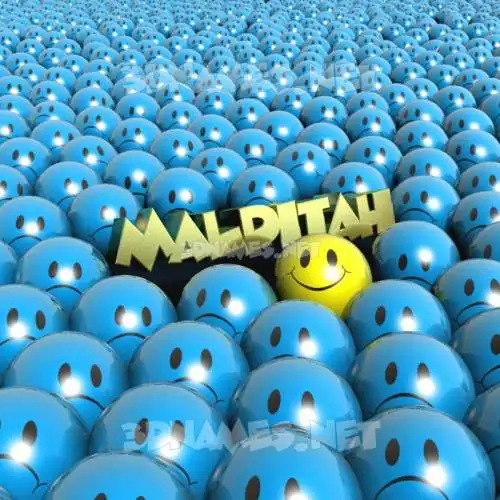 malditah in Special Smileys style - 3D name wallpaper