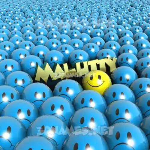 malutty in Special Smileys style - 3D name wallpaper malutty in Special Smileys style - 3D name wallpaper