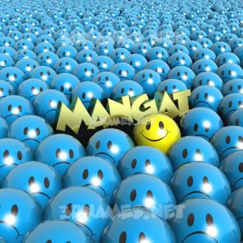 mangat in Special Smileys style - 3D name wallpaper mangat in Special Smileys style - 3D name wallpaper
