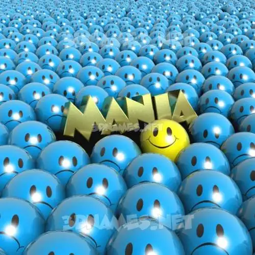 mania in Special Smileys style - 3D name wallpaper mania in Special Smileys style - 3D name wallpaper
