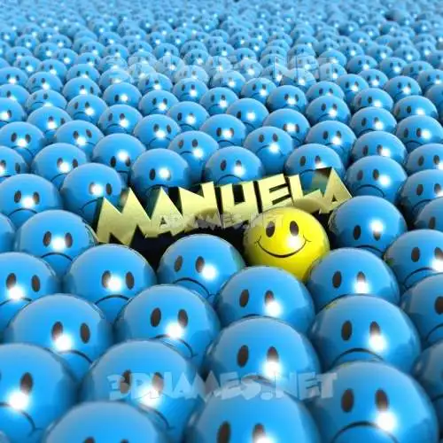 manuela in Special Smileys style - 3D name wallpaper manuela in Special Smileys style - 3D name wallpaper
