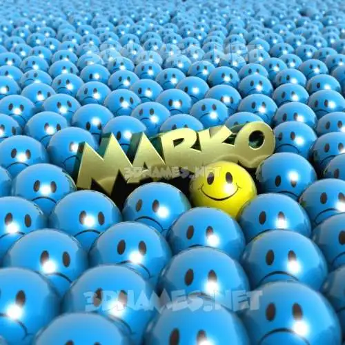 marko in Special Smileys style - 3D name wallpaper marko in Special Smileys style - 3D name wallpaper