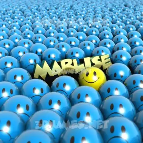 marlise in Special Smileys style - 3D name wallpaper marlise in Special Smileys style - 3D name wallpaper