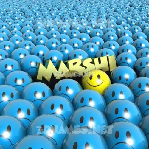 marshi in Special Smileys style - 3D name wallpaper marshi in Special Smileys style - 3D name wallpaper