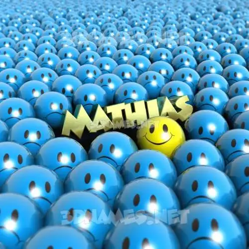 mathias in Special Smileys style - 3D name wallpaper mathias in Special Smileys style - 3D name wallpaper