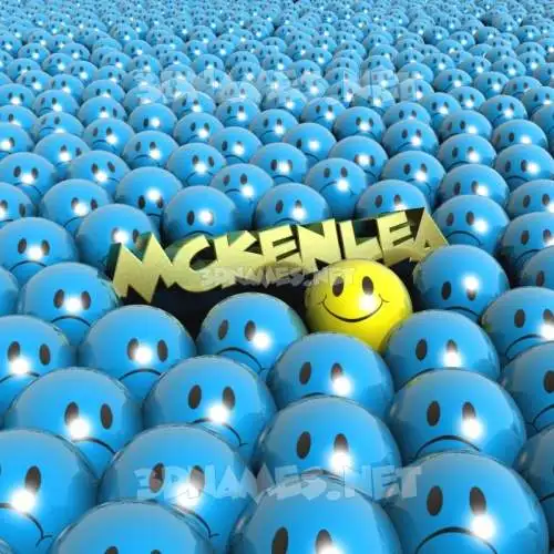 mckenlea in Special Smileys style - 3D name wallpaper