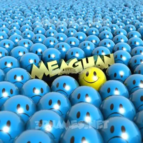 meaghan in Special Smileys style - 3D name wallpaper meaghan in Special Smileys style - 3D name wallpaper