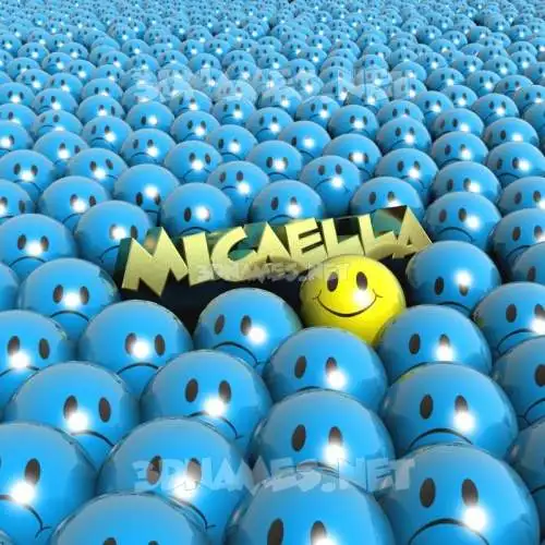 micaella in Special Smileys style - 3D name wallpaper micaella in Special Smileys style - 3D name wallpaper