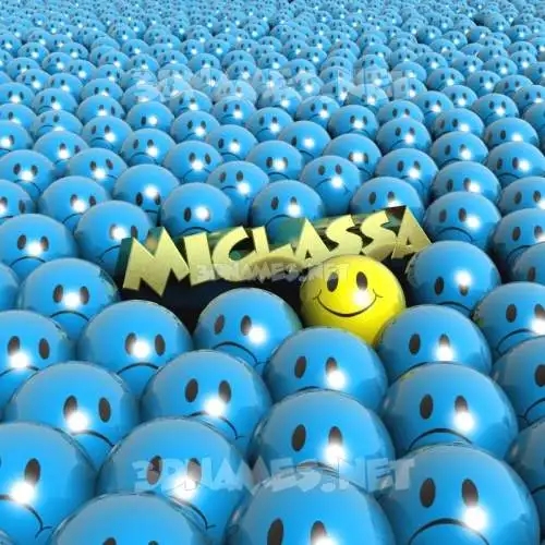 miclassa in Special Smileys style - 3D name wallpaper miclassa in Special Smileys style - 3D name wallpaper