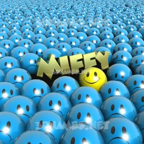 miffy in Special Smileys style - 3D name wallpaper miffy in Special Smileys style - 3D name wallpaper