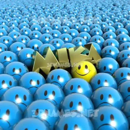 mika in Special Smileys style - 3D name wallpaper mika in Special Smileys style - 3D name wallpaper
