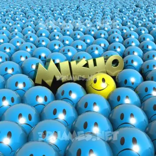 mikho in Special Smileys style - 3D name wallpaper mikho in Special Smileys style - 3D name wallpaper