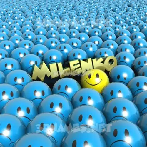 milenko in Special Smileys style - 3D name wallpaper milenko in Special Smileys style - 3D name wallpaper