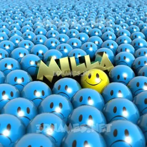 milla in Special Smileys style - 3D name wallpaper milla in Special Smileys style - 3D name wallpaper