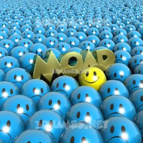 moad in Special Smileys style - 3D name wallpaper
