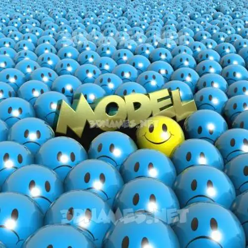 model in Special Smileys style - 3D name wallpaper model in Special Smileys style - 3D name wallpaper