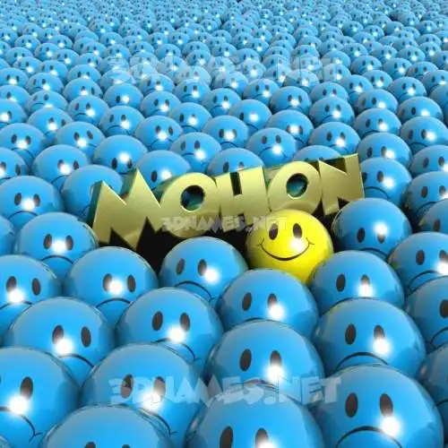 mohon in Special Smileys style - 3D name wallpaper