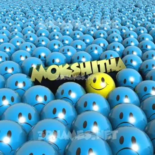 mokshitha in Special Smileys style - 3D name wallpaper mokshitha in Special Smileys style - 3D name wallpaper