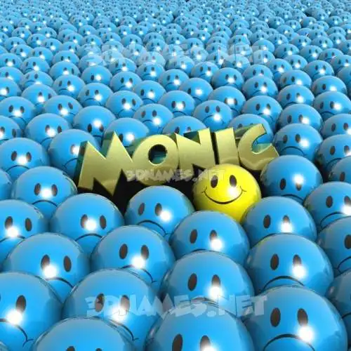 monic in Special Smileys style - 3D name wallpaper monic in Special Smileys style - 3D name wallpaper