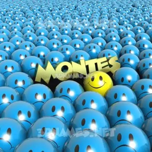 montes in Special Smileys style - 3D name wallpaper montes in Special Smileys style - 3D name wallpaper