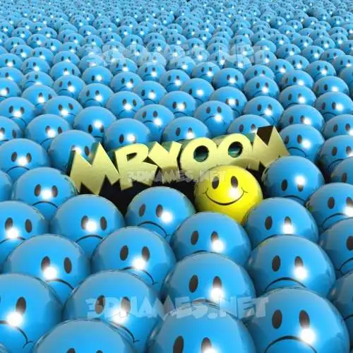 mryoom in Special Smileys style - 3D name wallpaper
