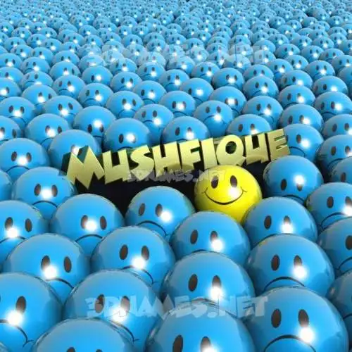 mushfique in Special Smileys style - 3D name wallpaper mushfique in Special Smileys style - 3D name wallpaper