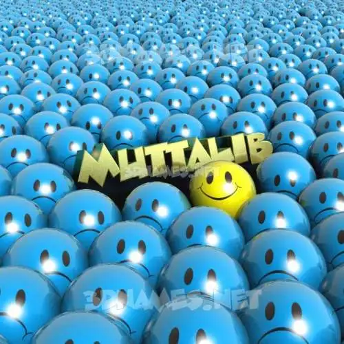 muttalib in Special Smileys style - 3D name wallpaper muttalib in Special Smileys style - 3D name wallpaper