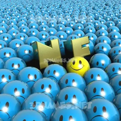 n f in Special Smileys style - 3D name wallpaper