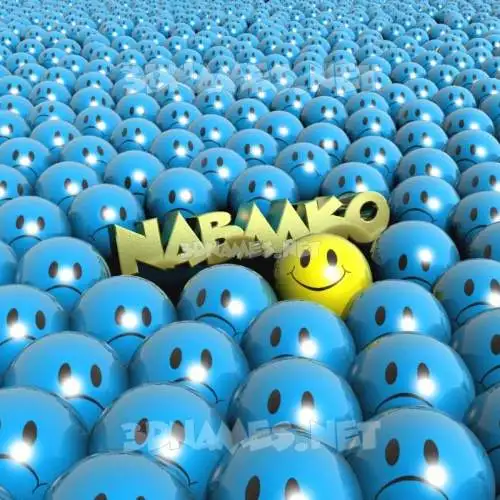 nabaako in Special Smileys style - 3D name wallpaper nabaako in Special Smileys style - 3D name wallpaper