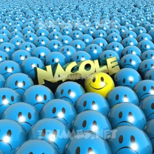 nacole in Special Smileys style - 3D name wallpaper
