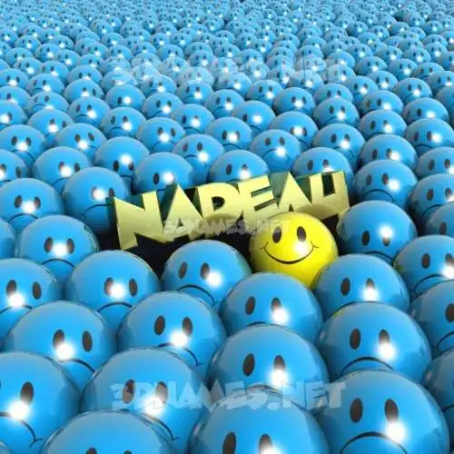 nadeau in Special Smileys style - 3D name wallpaper nadeau in Special Smileys style - 3D name wallpaper