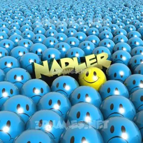 nadler in Special Smileys style - 3D name wallpaper