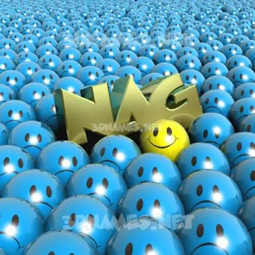 nag in Special Smileys style - 3D name wallpaper nag in Special Smileys style - 3D name wallpaper