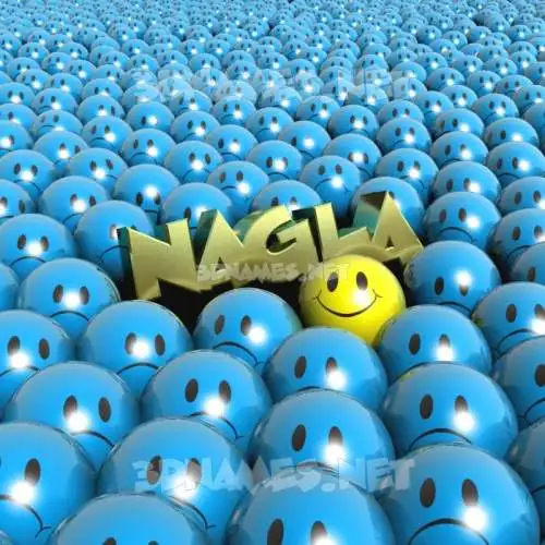 nagla in Special Smileys style - 3D name wallpaper nagla in Special Smileys style - 3D name wallpaper