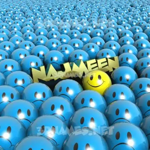najmeen in Special Smileys style - 3D name wallpaper najmeen in Special Smileys style - 3D name wallpaper