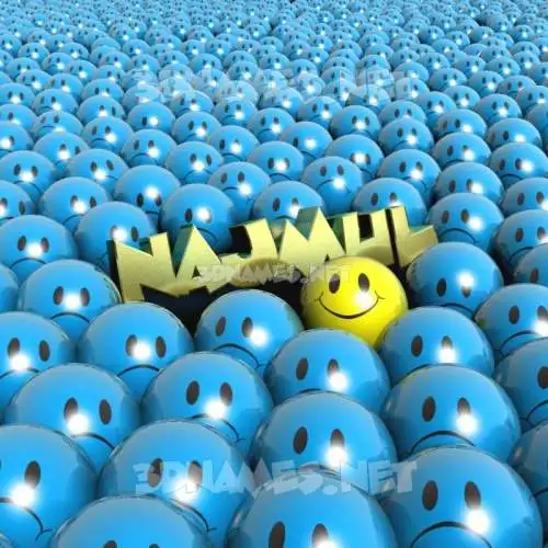 najmul in Special Smileys style - 3D name wallpaper najmul in Special Smileys style - 3D name wallpaper