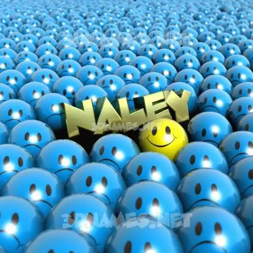 naley in Special Smileys style - 3D name wallpaper naley in Special Smileys style - 3D name wallpaper