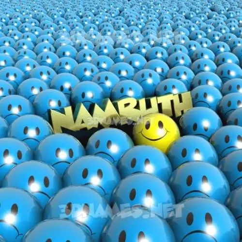 namruth in Special Smileys style - 3D name wallpaper