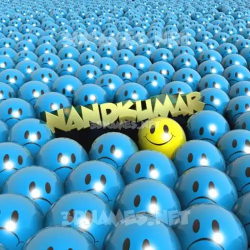 nandkumar in Special Smileys style - 3D name wallpaper