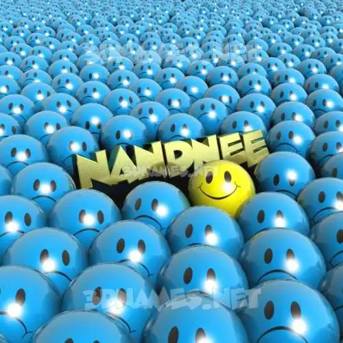 nandnee in Special Smileys style - 3D name wallpaper nandnee in Special Smileys style - 3D name wallpaper