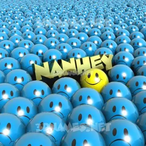 nanhey in Special Smileys style - 3D name wallpaper nanhey in Special Smileys style - 3D name wallpaper