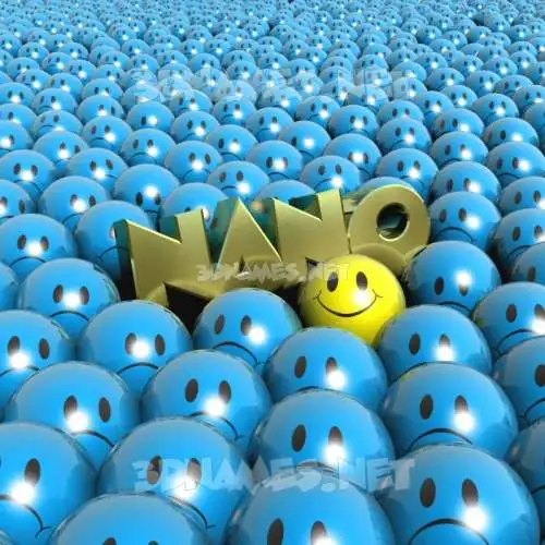nano in Special Smileys style - 3D name wallpaper nano in Special Smileys style - 3D name wallpaper