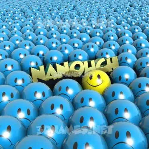 nanouch in Special Smileys style - 3D name wallpaper nanouch in Special Smileys style - 3D name wallpaper