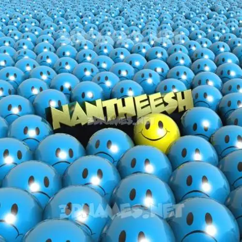 nantheesh in Special Smileys style - 3D name wallpaper nantheesh in Special Smileys style - 3D name wallpaper