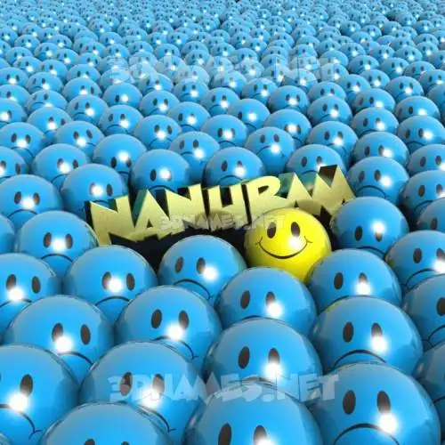 nanuram in Special Smileys style - 3D name wallpaper