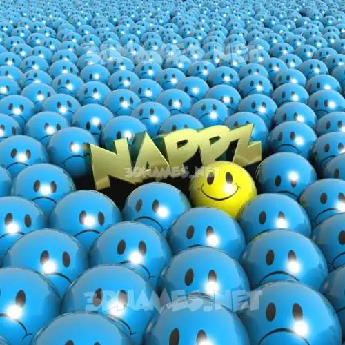 nappz in Special Smileys style - 3D name wallpaper nappz in Special Smileys style - 3D name wallpaper